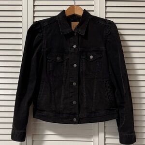 GAP Puff Sleeve Denim Jacket